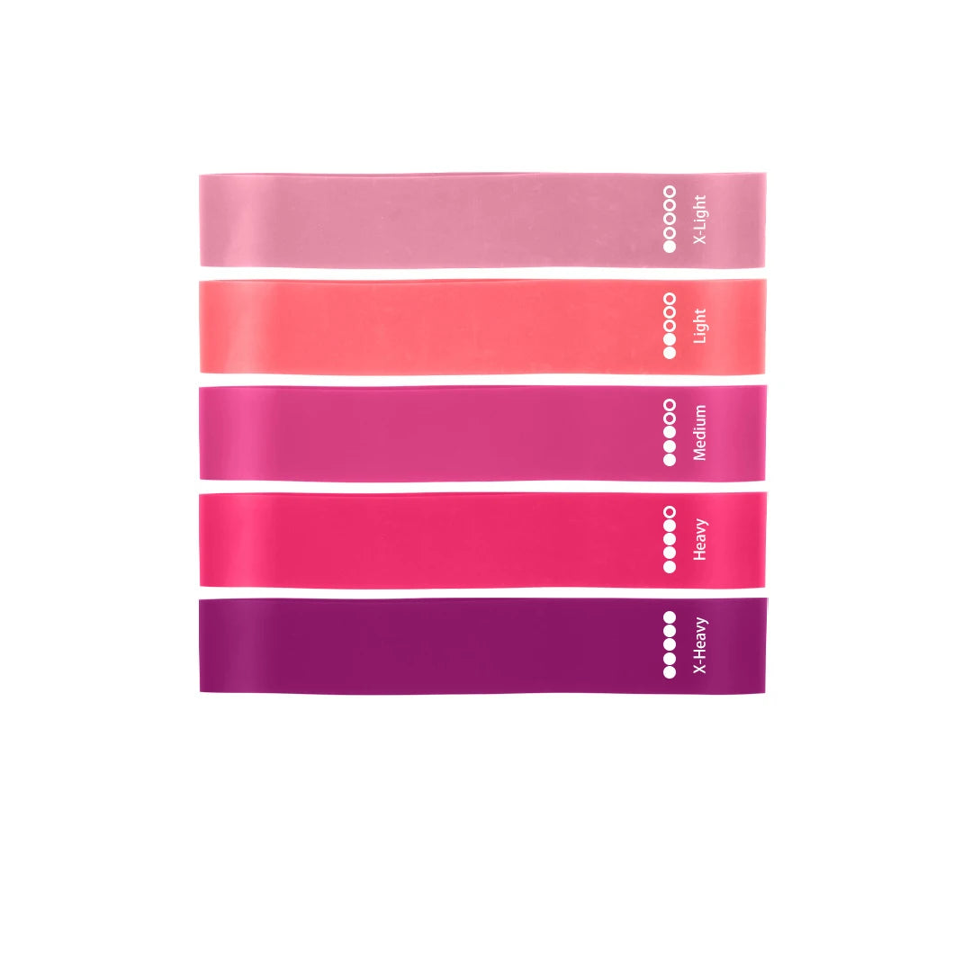 5Pcs Fitness Elastic Band Resistance Band Yoga Exercise Training Gym Fitness Sports Ring Sports Crossfit Resistance Bands