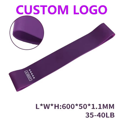 5 Different Levels Resistance Bands Custom LOGO Wholesale Customized Color Printed Private Physical Therapy Crossfit Equipment
