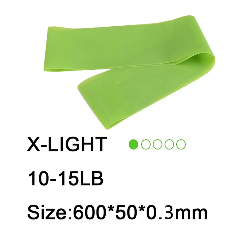 Training Fitness Rubber Resistance Bands Yoga Home Gym Elastic Gum Pilates Crossfit Workout Equipment Bodybuilding for Sports