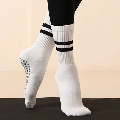 Sports Socks for Fitness Gym Women High Quality Pilates Socks Anti-Slip Breathable Backless Yoga Socks Ankle Ladies Ballet Dance
