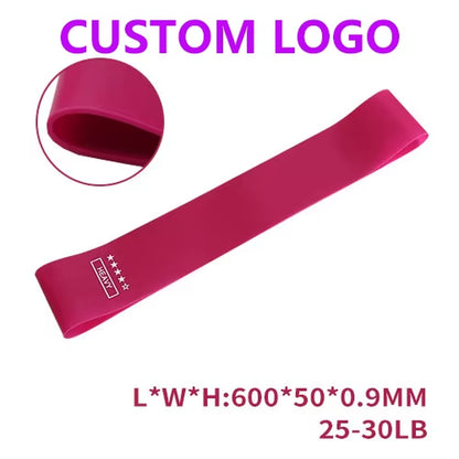 5 Different Levels Resistance Bands Custom LOGO Wholesale Customized Color Printed Private Physical Therapy Crossfit Equipment